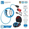 NRGkick Standart Plus 32A | 2.8kW - 22kW | Akıllı Taşınabilir EV Şarj Cihazı – WiFi + Bluetooth Destekli | 5 Metre Kablo | Monofaze & Trifaze | Ev Prizi Uyumlu | Taşıma Çantalı